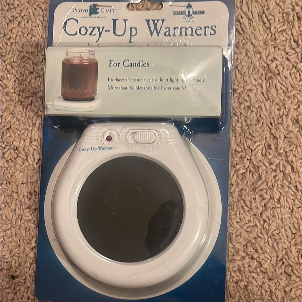 Cozy-Up Warmers White Candle Warmer